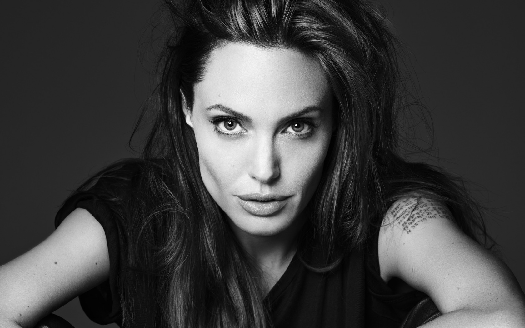 Angelina is walking the walk!
