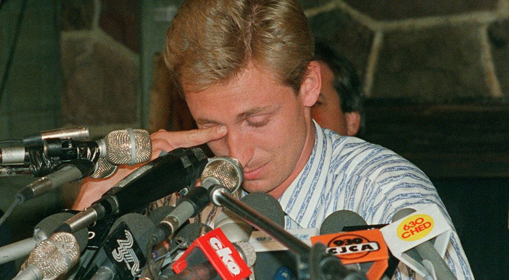 30 years ago… Wayne Gretzky was traded and all Canadians were mourning.