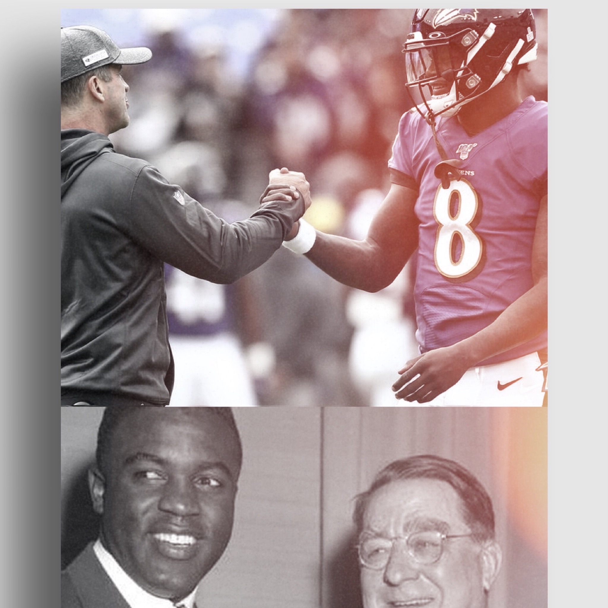 La magie de Jackie Robinson et de Branch Rickey continue avec Lamar Jackson et John Harbaugh